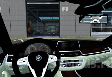BMW 750Ld Xdrive 2017 version 2.4.1 for American Truck Simulator (v1.46.x, 1.47.x)