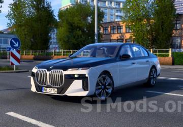 BMW i7 M70 2024 version 1.4 for American Truck Simulator (v1.54.x)
