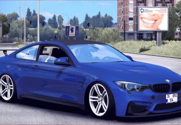BMW M4 GTS version 1.8.1 for American Truck Simulator (v1.43.x)