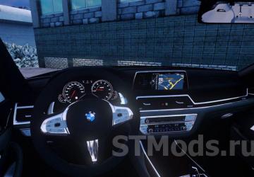 BMW M5 F90 version 2.4.1 for American Truck Simulator (v1.46.x, 1.47.x)
