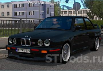 BMW Traffic Pack version 1.6 for American Truck Simulator (v1.47.x)