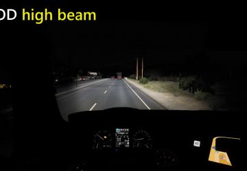 Brighter Headlights for Trucks version 1.4 (30.09.21) for American Truck Simulator (v1.40.x, - 1.43.x)