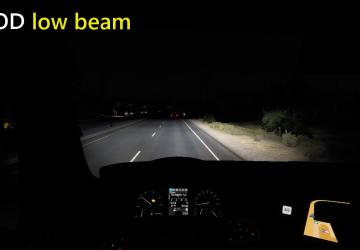 Brighter Headlights for Trucks version 1.4 (30.09.21) for American Truck Simulator (v1.40.x, - 1.43.x)