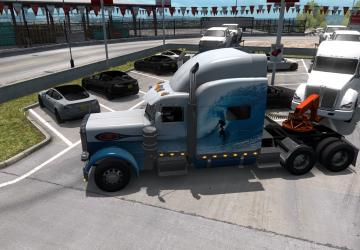 Broken Truck Tow with Trailer version 1.0 for American Truck Simulator (v1.35.x, - 1.37.x)