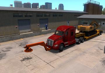 Broken Truck Tow with Trailer version 1.0 for American Truck Simulator (v1.35.x, - 1.37.x)