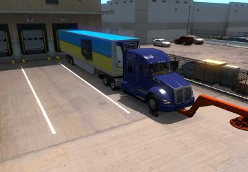 Broken Truck Tow with Trailer version 1.0 for American Truck Simulator (v1.35.x, - 1.37.x)