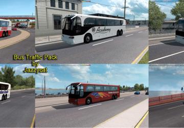 Bus Traffic Pack version 1.4.8 for American Truck Simulator (v1.43.x)