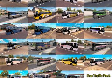 Bus Traffic Pack version 1.4.8 for American Truck Simulator (v1.43.x)