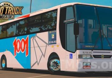 Busscar Vissta Bus 1999 4×2 version 1.8.1 for American Truck Simulator (v1.54.x)