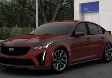 Cadillac CT5-V Black Wing 2022 version 1.0 for American Truck Simulator (v1.48.x)