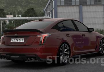 Cadillac CT5-V Black Wing 2022 version 1.1 for American Truck Simulator (v1.49.x)