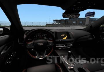 Cadillac CT5-V Black Wing 2022 version 1.1 for American Truck Simulator (v1.49.x)