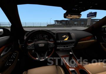 Cadillac CT5-V Black Wing 2022 version 1.1 for American Truck Simulator (v1.49.x)
