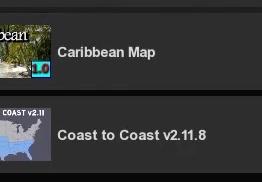 Map Caribbean Map version 1.2.1 for American Truck Simulator (v1.43.x)