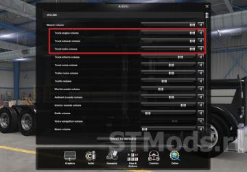 Caterpillar 3406E Sound & Engine Pack version 1.3.1c for American Truck Simulator (v1.43.x, - 1.48.x)
