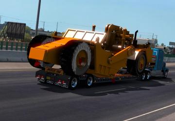 Cozad Lowbed Trailer version 15.08.21 for American Truck Simulator (v1.40.x, 1.41.x)
