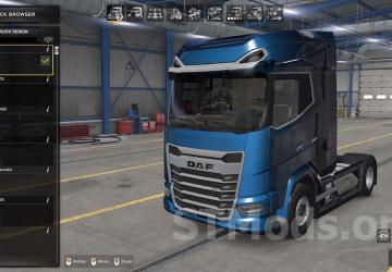 DAF 2021 XG/XG+ version 1.2.3 for American Truck Simulator (v1.48.x)