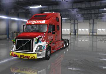 Digicel Play Skin Pack version 1.0 for American Truck Simulator (v1.35.x, - 1.38.x)