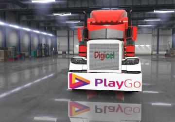 Digicel Play Skin Pack version 1.0 for American Truck Simulator (v1.35.x, - 1.38.x)