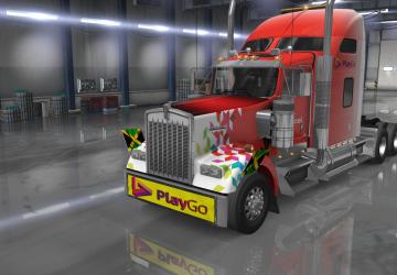Digicel Play Skin Pack version 1.0 for American Truck Simulator (v1.35.x, - 1.38.x)