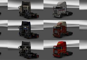 Dirty Skins Pack for Freightliner FLB version 1.0 for American Truck Simulator (v1.28.x, - 1.39.x)