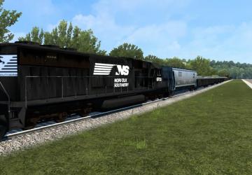 Enhanced Trains version 3.9.2 for American Truck Simulator (v1.44)