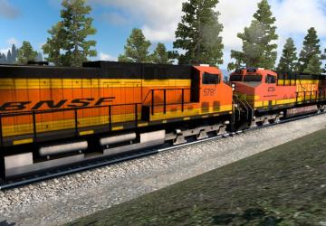 Enhanced Trains version 3.9.3 for American Truck Simulator (v1.45)