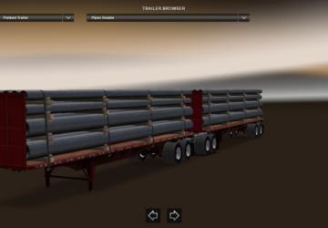 Doubles Stock Trailers version 1.0 for American Truck Simulator (v1.28.x, - 1.30.x)