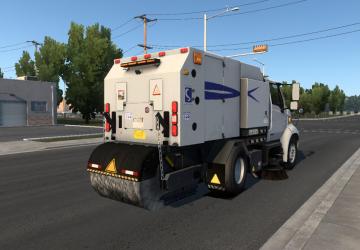 Driveable Street Sweeper version 1.0 for American Truck Simulator (v1.40.x)