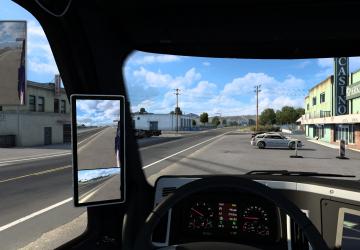 Electronic Mirrors with Camera version 1.9 for American Truck Simulator (v1.40.x, 1.41.x)