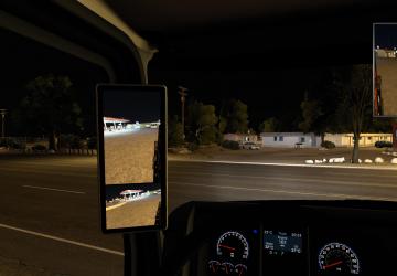 Electronic Mirrors with Camera version 1.9 for American Truck Simulator (v1.40.x, 1.41.x)