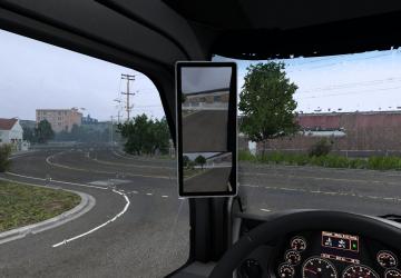 Electronic Mirrors with Camera version 1.9 for American Truck Simulator (v1.40.x, 1.41.x)