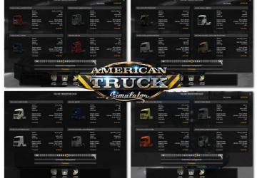 ETS2 Trucks version 1.1 for American Truck Simulator (v1.48.x)
