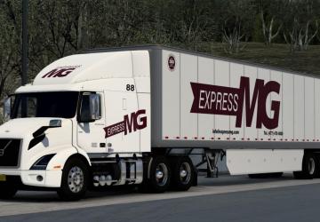 Express MG skinpack version 1.0 for American Truck Simulator (v1.43.x)