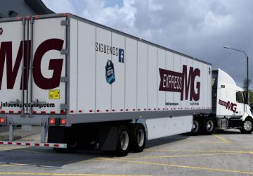 Express MG skinpack version 1.0 for American Truck Simulator (v1.43.x)