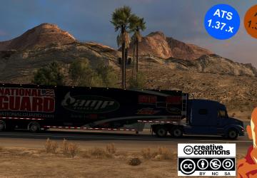 Featherlite Trailer version 1.0 for American Truck Simulator (v1.35.x, - 1.39.x)