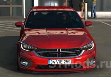 Fiat Egea/Tipo version 2.5.1 for American Truck Simulator (v1.46.x, 1.47.x)