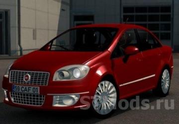 Fiat Linea version 1.7.1 for American Truck Simulator (v1.46.x, 1.47.x)