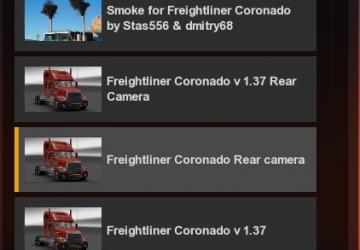 Freightliner Coronado Fix version 1.0 for American Truck Simulator (v1.37.x, 1.38.x)