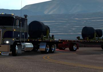 Flatbed Truck and Trailer Add-on for K100E v1.4 for American Truck Simulator (v1.37.x)