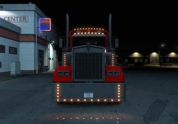 Kenworth W900 Headlights version 1.0 for American Truck Simulator (v1.40.x)