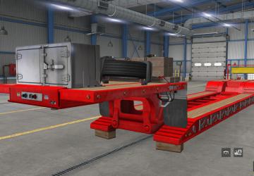 Lights for Low-Profile Trailer version 2.0.1 for American Truck Simulator (v1.40.x)