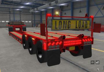 Lights for Low-Profile Trailer version 2.0.1 for American Truck Simulator (v1.40.x)