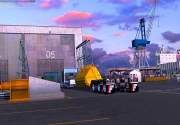 Fontaine Lowboy Renegade version 1.0 for American Truck Simulator (v1.36.x, - 1.38.x)