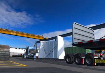 Fontaine Lowboy Renegade version 1.0 for American Truck Simulator (v1.36.x, - 1.38.x)
