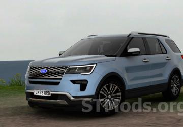 Ford Explorer Platinum 2019 version 1.2 for American Truck Simulator (v1.49.x)