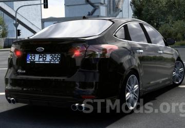 Ford Focus Hatcback - Sedan version 1.6 for American Truck Simulator (v1.48.x)