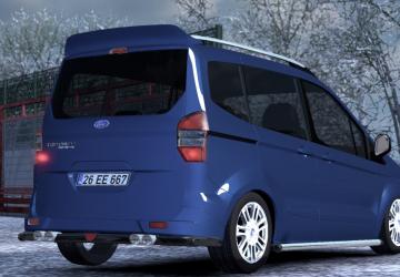 Ford Tourneo Courier version 1.7.1 for American Truck Simulator (v1.43.x)