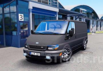 Ford Transit MK6 version 2.2.1 for American Truck Simulator (v1.46.x, 1.47.x)