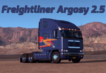 Freightliner Argosy version 2.7.2 for American Truck Simulator (v1.43.x)